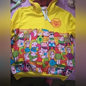 Yellow Graphic Women Sweater